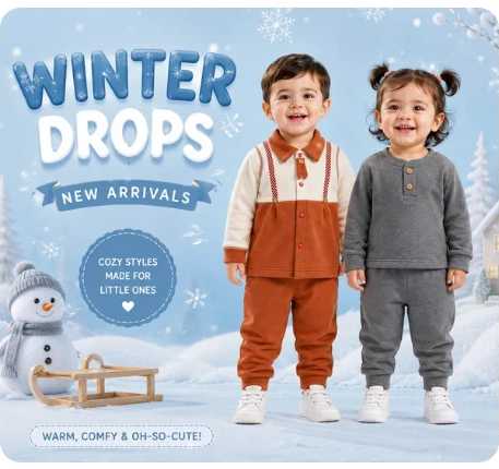 Winter drops - new arrivals, cozy styles made for little ones